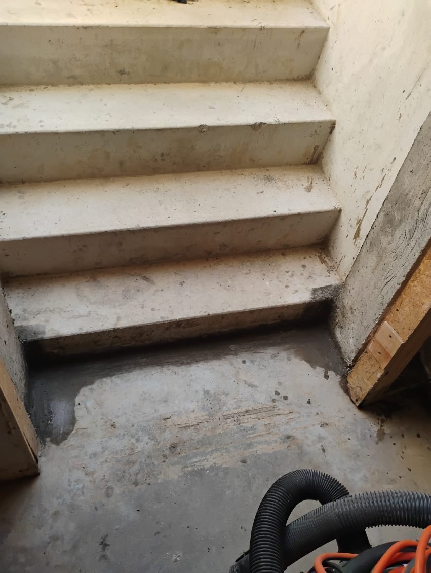 Urethane sealant injection in progress on Wilmington bulkhead