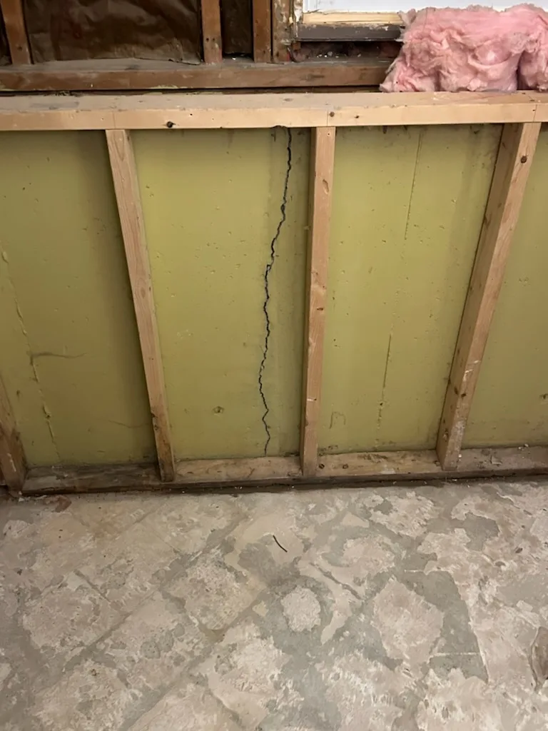 Foundation crack repair in New Hampshire