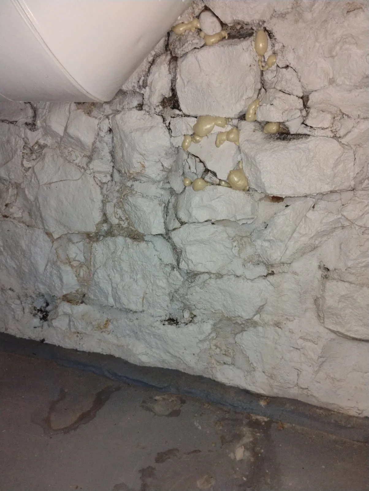 Fieldstone Foundation Repair in Dedham, MA - After repair