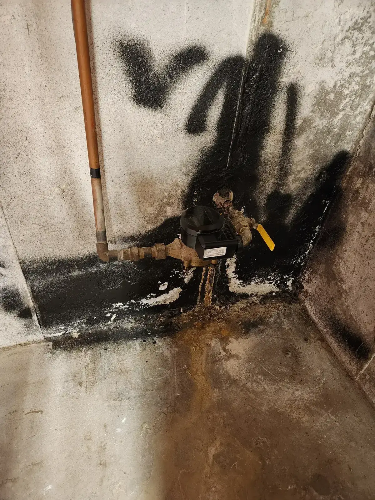 Foundation Crack Injection in Falmouth, MA - After repair