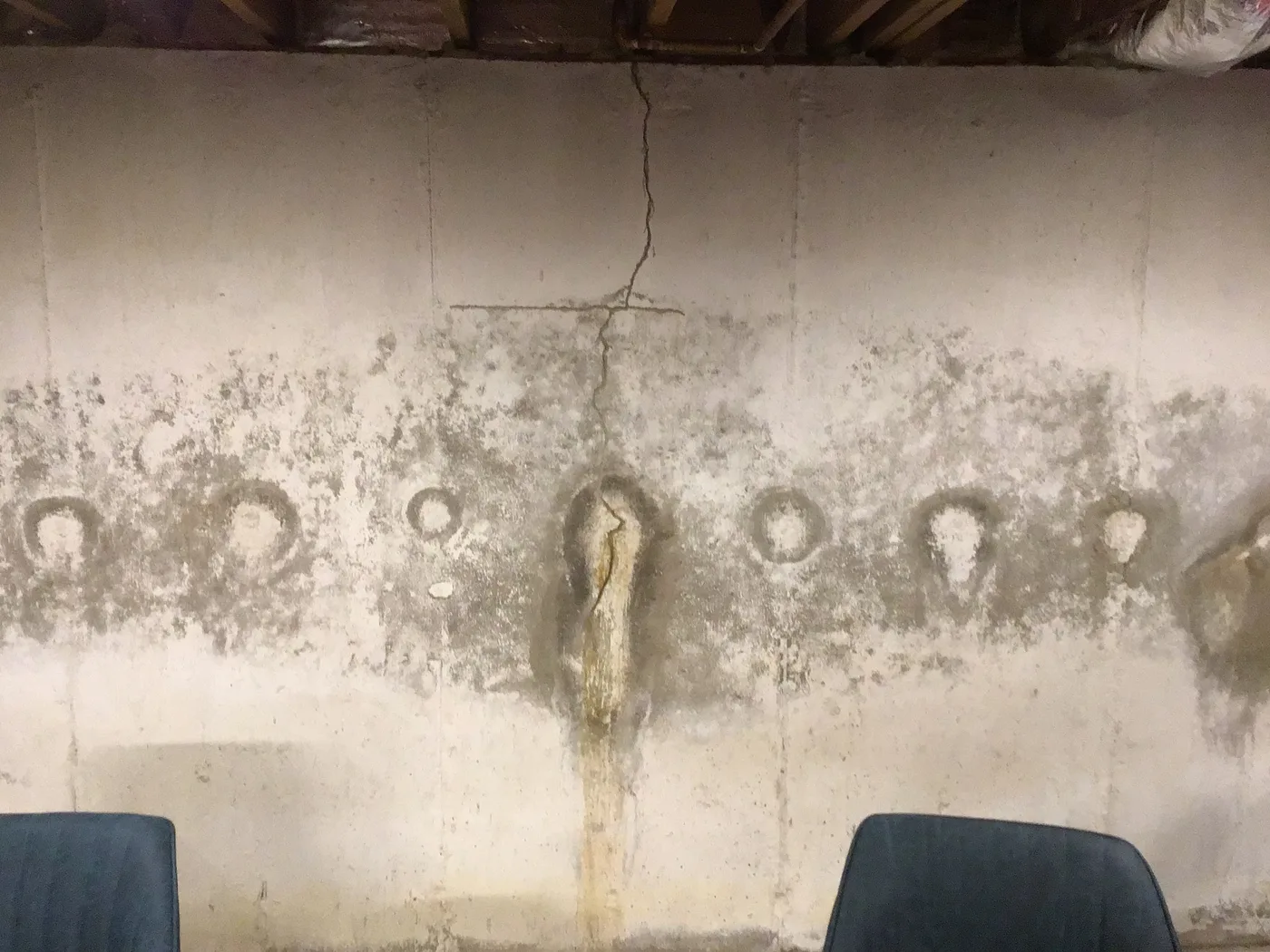 Foundation Crack Injection in Kingston, MA - After repair