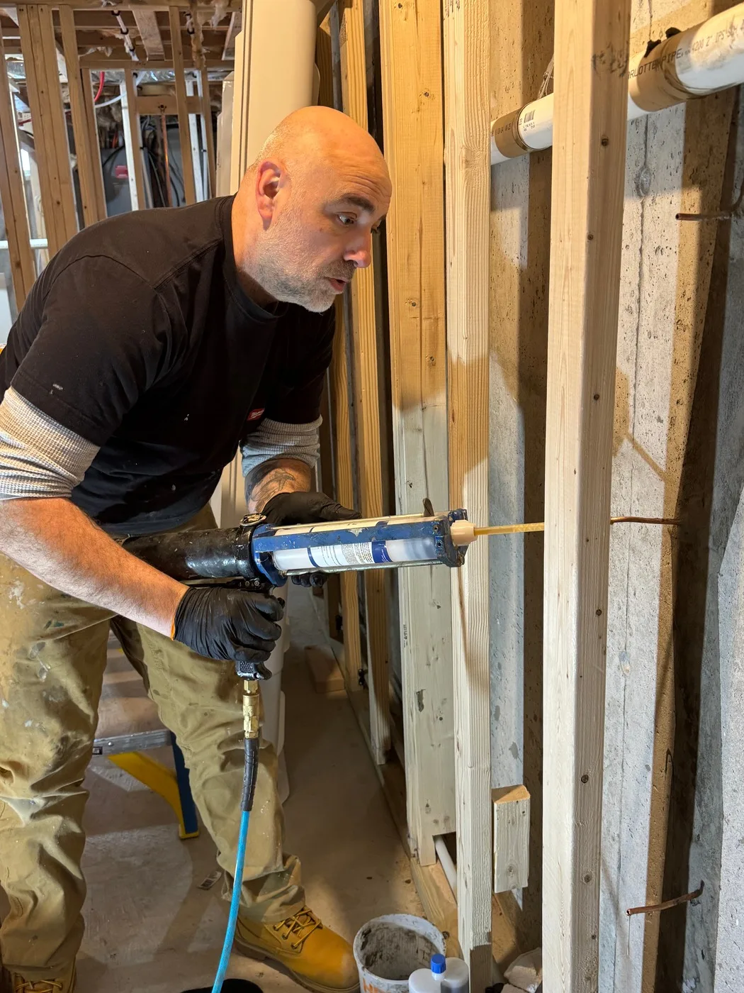 Foundation repair near Ledyard, CT