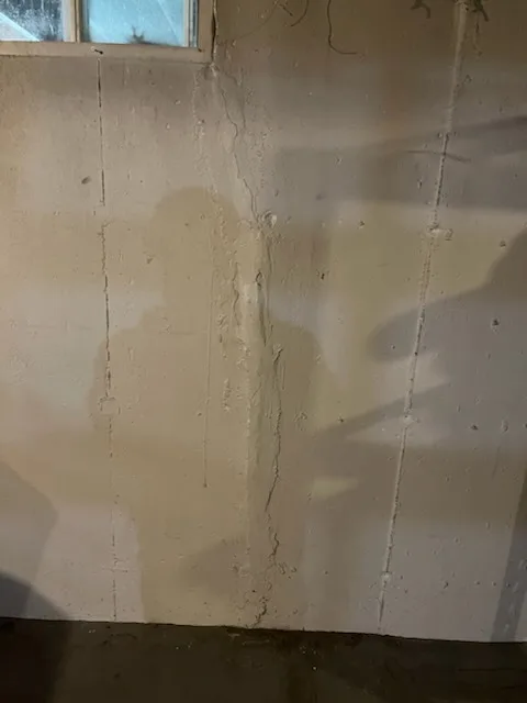 Crack Injection before repair in Middleborough, MA