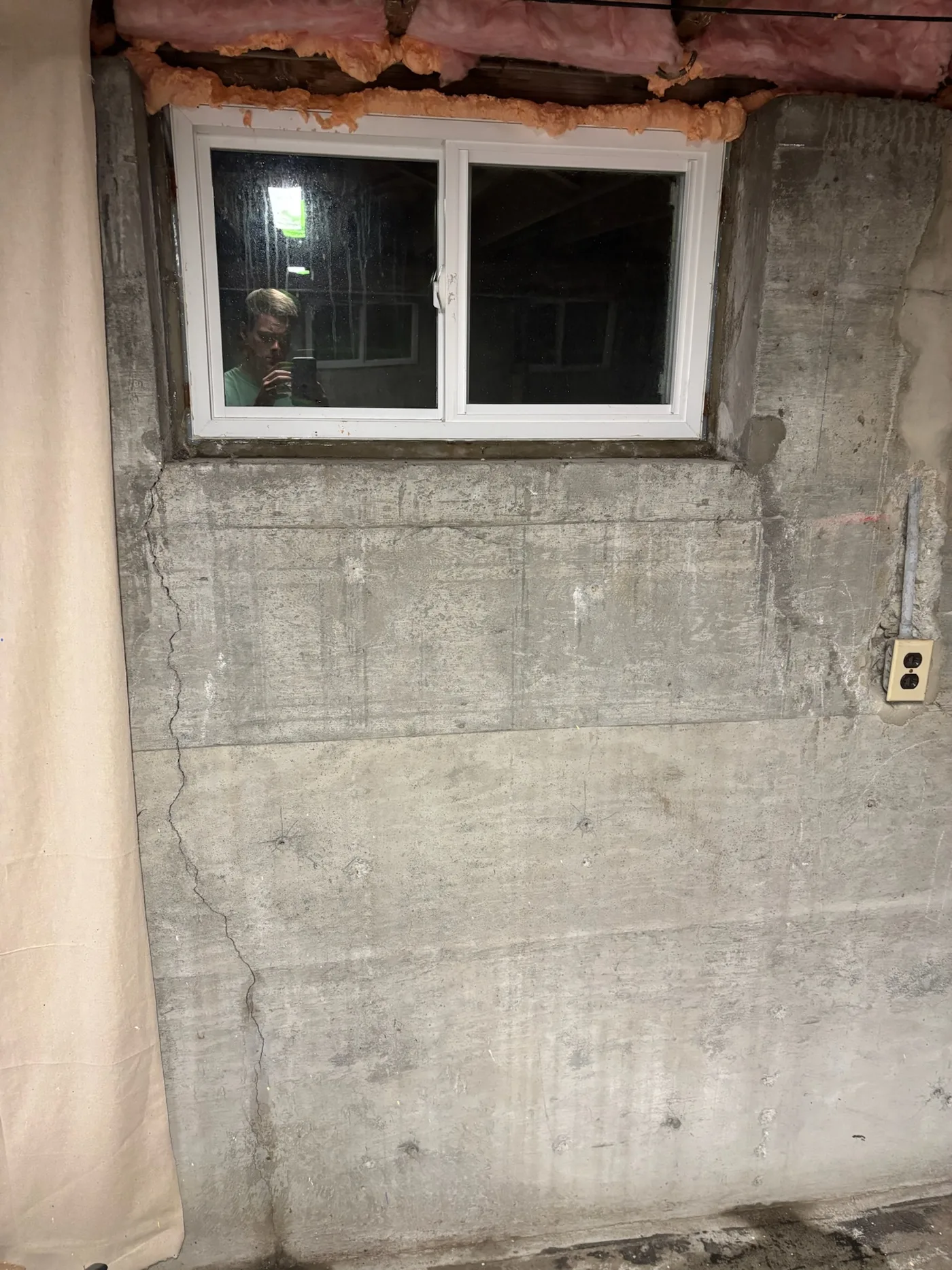 Foundation Crack Injection in Milton, MA - After repair