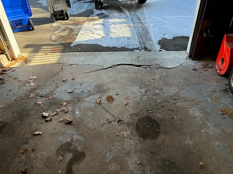 Garage Floor Repair in Milton, MA - After repair