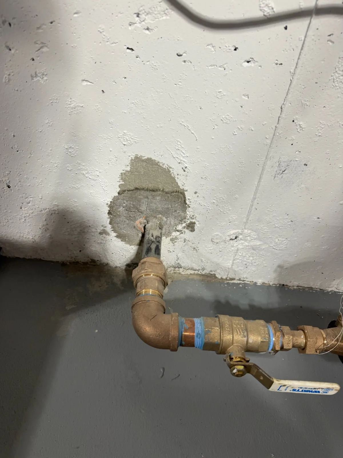 Foundation Crack Injection in Plymouth, MA - After repair