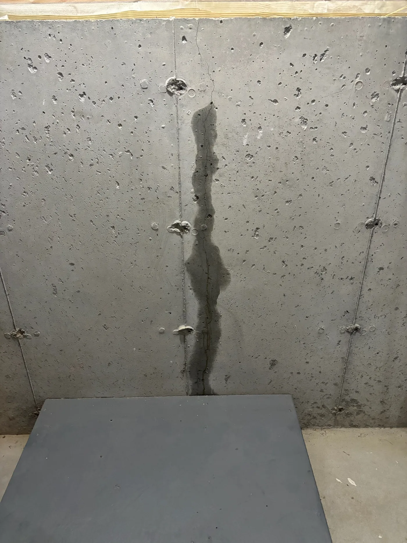 Foundation Crack Injection in Plymouth, MA - After repair