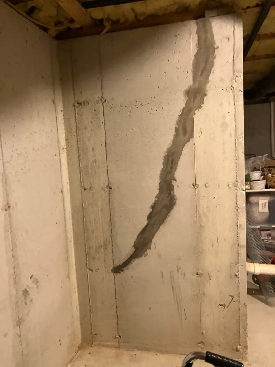 Foundation Crack Injection in Plymouth, MA - After repair