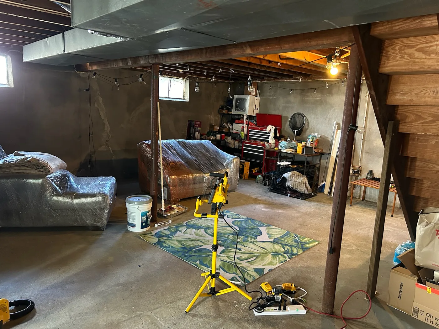 Foundation Crack Injection in Randolph, MA - After repair