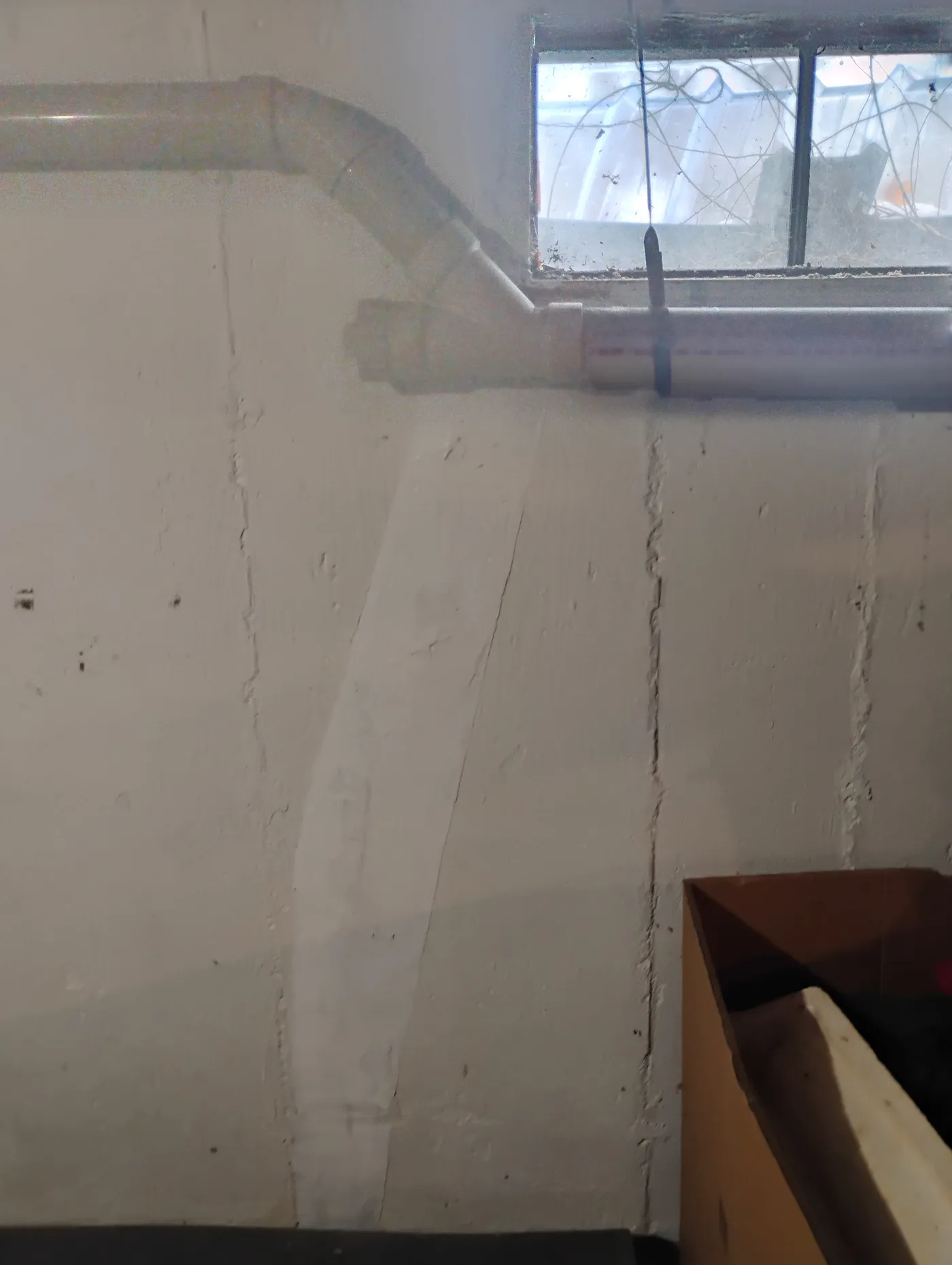 Concrete Repair before repair in South Yarmouth, MA