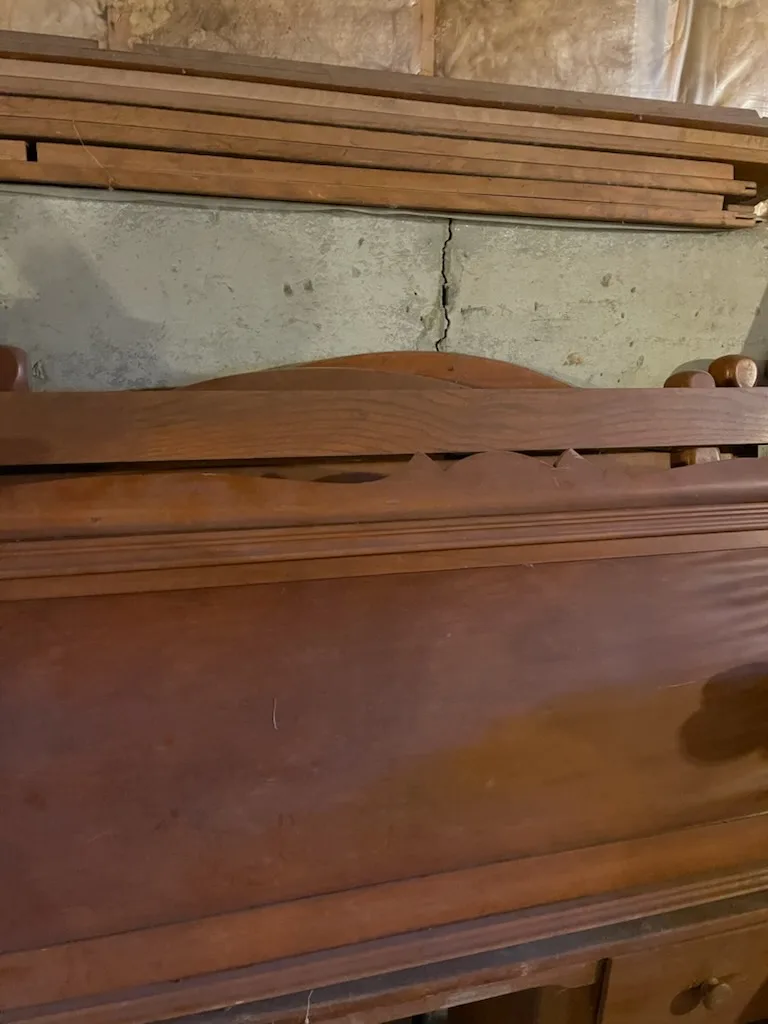 Foundation Crack Injection in Walpole, MA - After repair