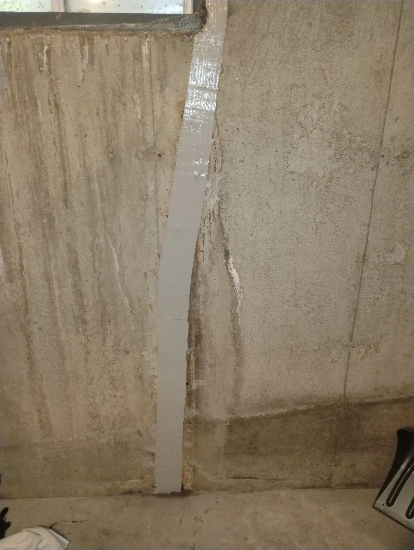 Foundation Crack Injection in Weymouth, MA - After repair