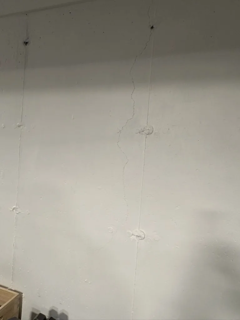 Foundation Crack Injection in Weymouth, MA - After repair